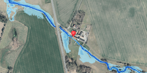 Oversvømmelsesrisiko fra vandløb på Leragervej 2, . , 4200 Slagelse