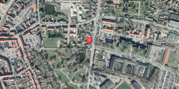 Oversvømmelsesrisiko fra vandløb på Parkvej 28, . , 4200 Slagelse