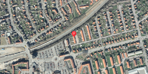 Oversvømmelsesrisiko fra vandløb på Skellet 10, 4200 Slagelse