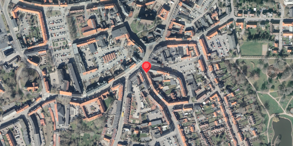 Oversvømmelsesrisiko fra vandløb på Slotsgade 1B, 4200 Slagelse