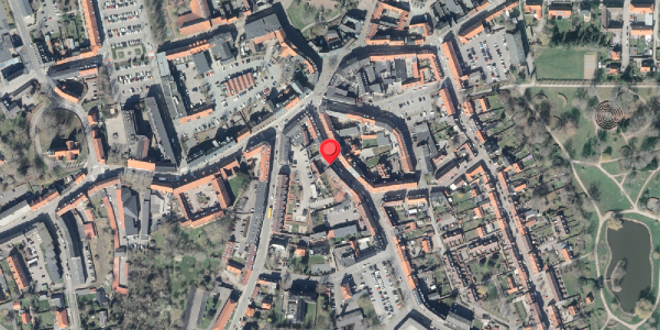 Oversvømmelsesrisiko fra vandløb på Slotsgade 8C, . , 4200 Slagelse
