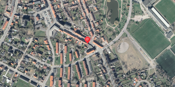 Oversvømmelsesrisiko fra vandløb på Slotsgade 48A, . , 4200 Slagelse