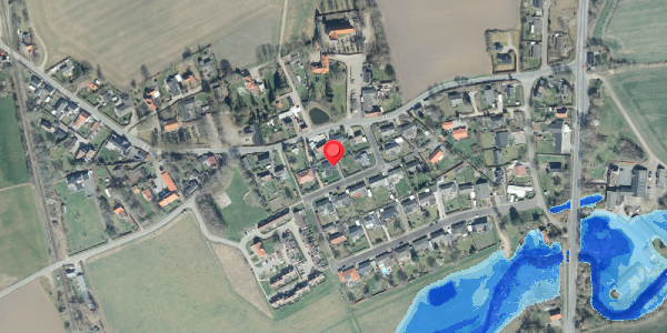 Oversvømmelsesrisiko fra vandløb på Ådalen 21, 4200 Slagelse