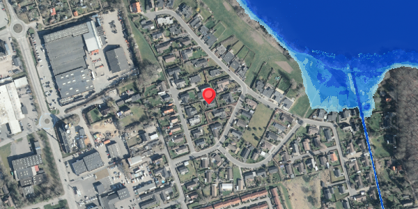 Oversvømmelsesrisiko fra vandløb på Borgvej 13, . , 4180 Sorø