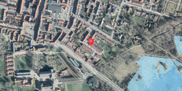 Oversvømmelsesrisiko fra vandløb på Klosterhaven 21, 4180 Sorø