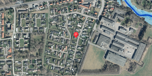 Oversvømmelsesrisiko fra vandløb på Erantisvej 10, 4520 Svinninge