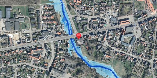 Oversvømmelsesrisiko fra vandløb på Hovedgaden 81, 4520 Svinninge