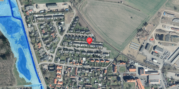 Oversvømmelsesrisiko fra vandløb på Solbakkevej 21, 4520 Svinninge