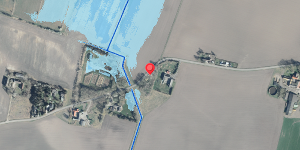 Oversvømmelsesrisiko fra vandløb på Hagestedvej 28, . , 4532 Gislinge