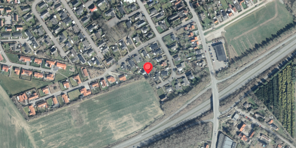 Oversvømmelsesrisiko fra vandløb på Kildevangen 42, 4440 Mørkøv