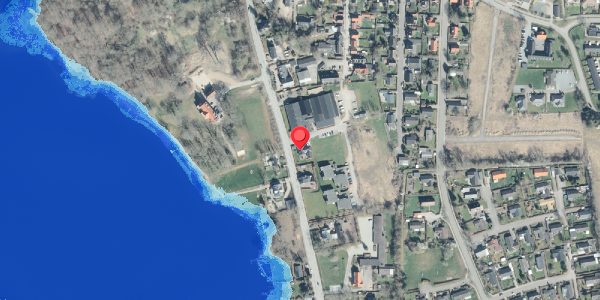 Oversvømmelsesrisiko fra vandløb på Slagelsevej 13, 4450 Jyderup