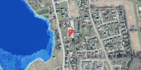 Oversvømmelsesrisiko fra vandløb på Slagelsevej 21, 4450 Jyderup