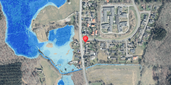 Oversvømmelsesrisiko fra vandløb på Slagelsevej 43, . , 4450 Jyderup