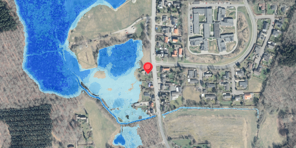 Oversvømmelsesrisiko fra vandløb på Slagelsevej 44, . , 4450 Jyderup