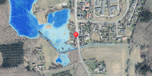 Oversvømmelsesrisiko fra vandløb på Slagelsevej 48, . , 4450 Jyderup