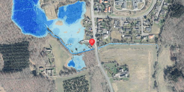 Oversvømmelsesrisiko fra vandløb på Slagelsevej 52, . , 4450 Jyderup