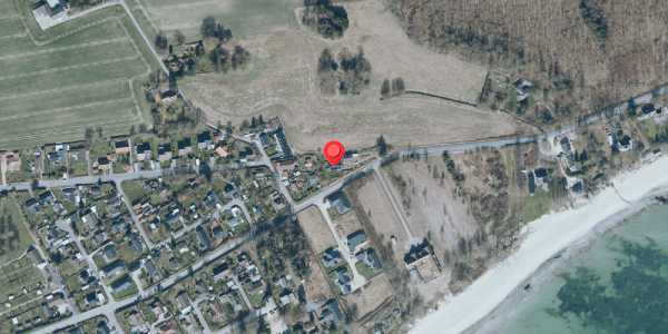 Oversvømmelsesrisiko fra vandløb på Hovedgaden 95, 4654 Faxe Ladeplads