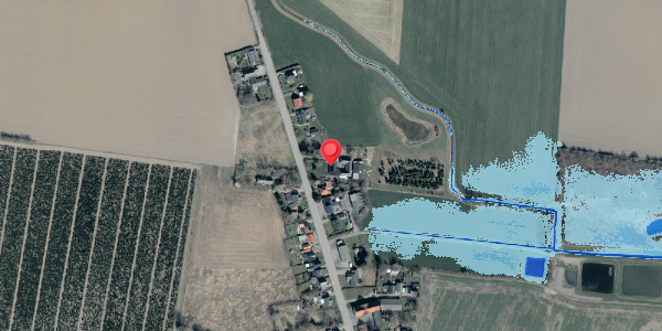 Oversvømmelsesrisiko fra vandløb på Errindlevvej 46, 4895 Errindlev
