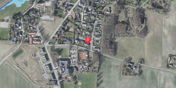 Oversvømmelsesrisiko fra vandløb på Lodkrog 1A, . , 4684 Holmegaard