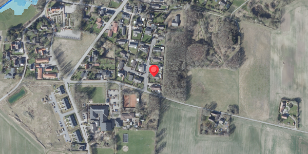 Oversvømmelsesrisiko fra vandløb på Lodkrog 4, 4684 Holmegaard