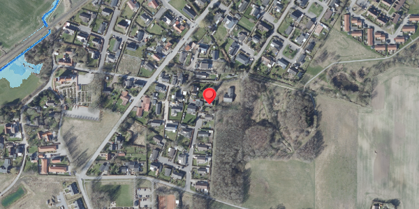 Oversvømmelsesrisiko fra vandløb på Lodkrog 14, . , 4684 Holmegaard