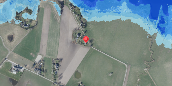 Oversvømmelsesrisiko fra vandløb på Mosen 1, . , 4684 Holmegaard