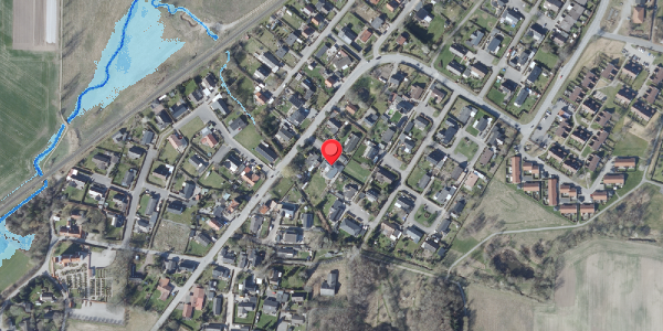 Oversvømmelsesrisiko fra vandløb på Stationsvej 25, . , 4684 Holmegaard