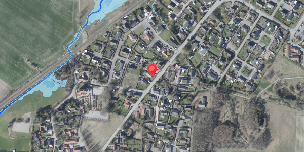 Oversvømmelsesrisiko fra vandløb på Stationsvej 36, . , 4684 Holmegaard