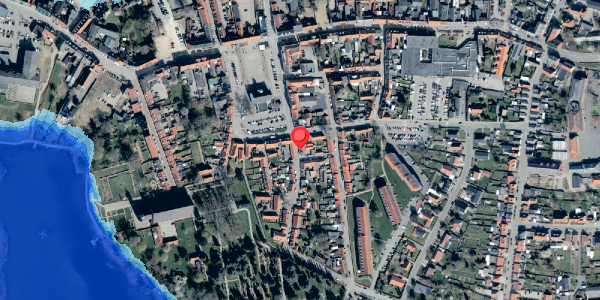 Oversvømmelsesrisiko fra vandløb på Brødregade 1, . , 4930 Maribo