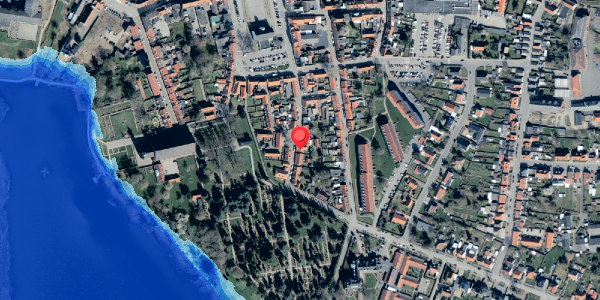 Oversvømmelsesrisiko fra vandløb på Brødregade 9B, . , 4930 Maribo