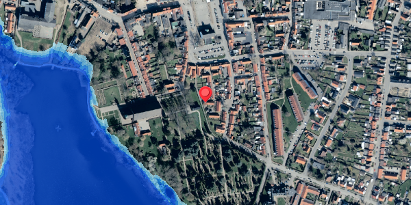 Oversvømmelsesrisiko fra vandløb på Brødregade 16A, . , 4930 Maribo