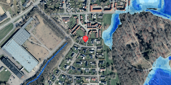 Oversvømmelsesrisiko fra vandløb på Fuglereden 3, . , 4930 Maribo