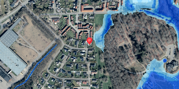Oversvømmelsesrisiko fra vandløb på Fuglereden 7, . , 4930 Maribo