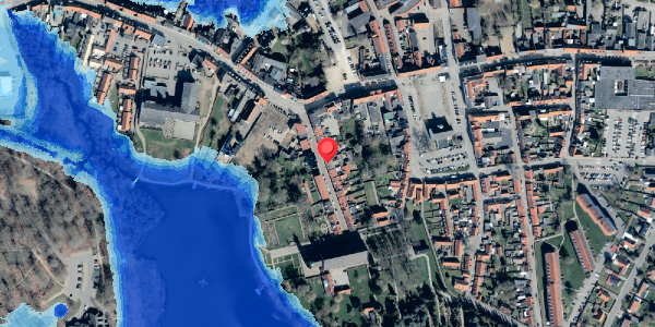 Oversvømmelsesrisiko fra vandløb på Klostergade 9A, . , 4930 Maribo