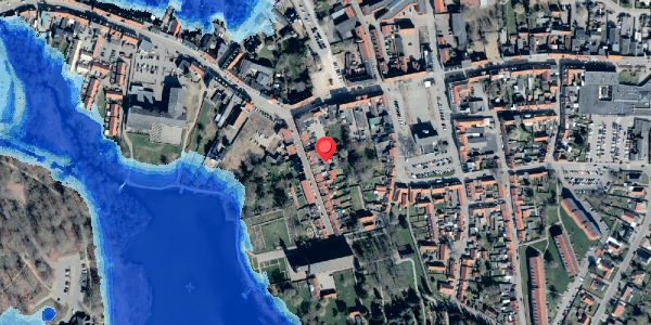 Oversvømmelsesrisiko fra vandløb på Klostergade 9B, . , 4930 Maribo