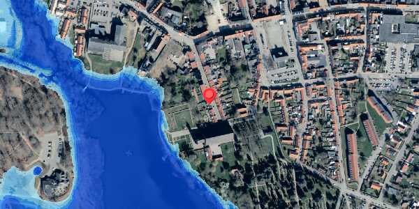 Oversvømmelsesrisiko fra vandløb på Klostergade 14, 4930 Maribo