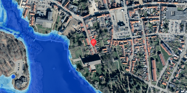 Oversvømmelsesrisiko fra vandløb på Klostergade 21, 4930 Maribo