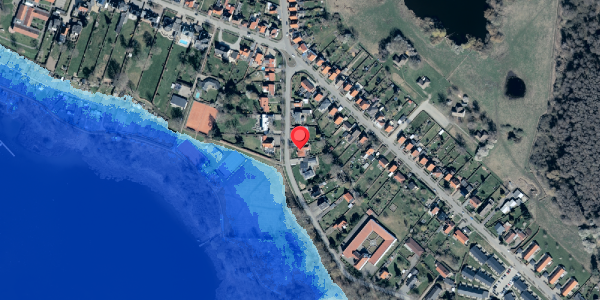 Oversvømmelsesrisiko fra vandløb på Refshalevej 65, . , 4930 Maribo