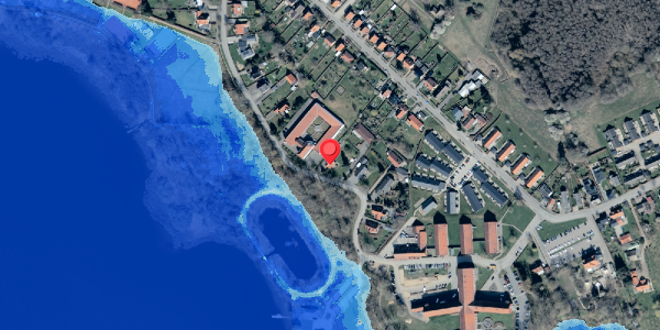 Oversvømmelsesrisiko fra vandløb på Refshalevej 83, . , 4930 Maribo