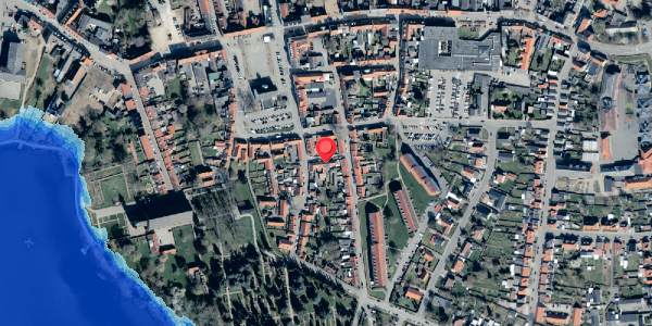 Oversvømmelsesrisiko fra vandløb på Rosengade 8, . , 4930 Maribo