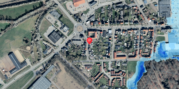 Oversvømmelsesrisiko fra vandløb på Rydsmarken 5, 4930 Maribo