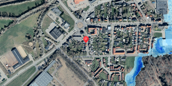Oversvømmelsesrisiko fra vandløb på Rydsmarken 10, 4930 Maribo