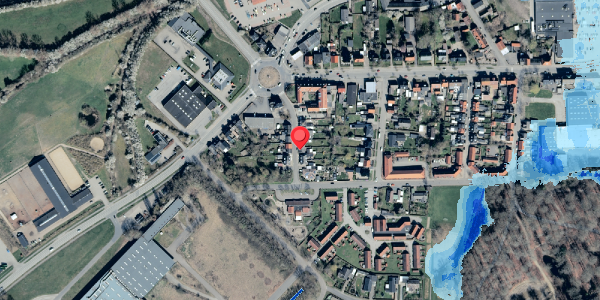 Oversvømmelsesrisiko fra vandløb på Rydsmarken 11, 4930 Maribo