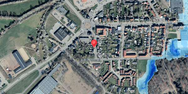 Oversvømmelsesrisiko fra vandløb på Rydsmarken 12, 4930 Maribo