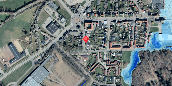 Oversvømmelsesrisiko fra vandløb på Rydsmarken 13, 4930 Maribo