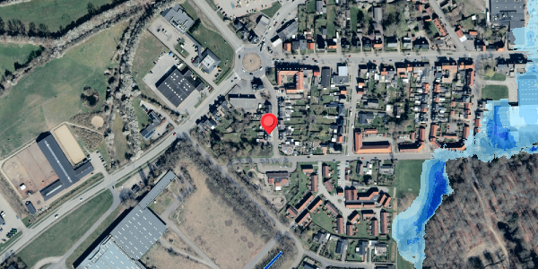 Oversvømmelsesrisiko fra vandløb på Rydsmarken 16, 4930 Maribo
