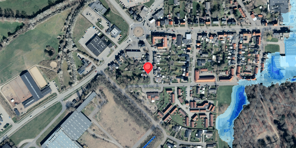Oversvømmelsesrisiko fra vandløb på Rydsmarken 18, 4930 Maribo