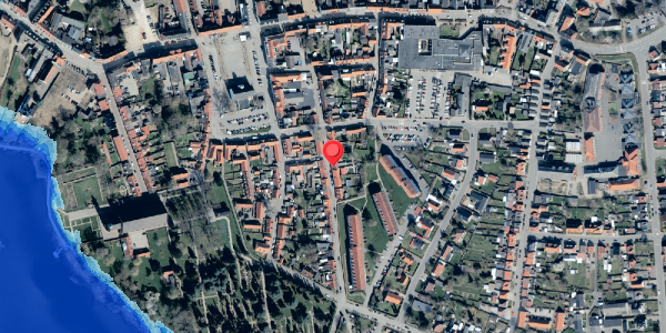Oversvømmelsesrisiko fra vandløb på Søndergade 21, 4930 Maribo