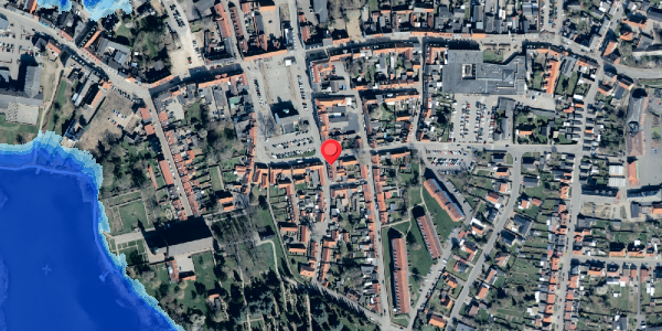 Oversvømmelsesrisiko fra vandløb på Torvet 25A, . , 4930 Maribo