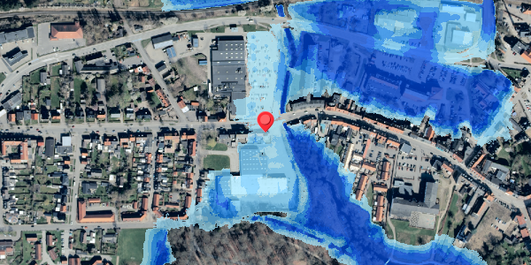 Oversvømmelsesrisiko fra vandløb på Vesterbrogade 3, . , 4930 Maribo
